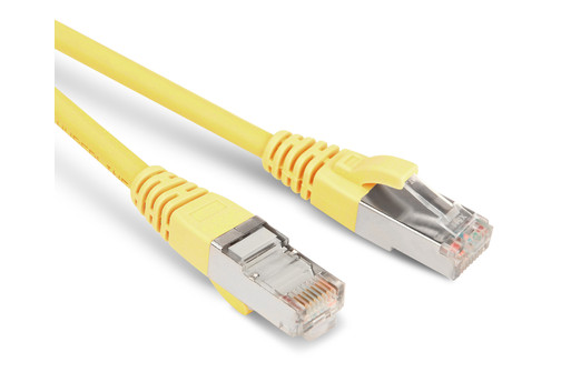 Hyperline PC-LPM-STP-RJ45-RJ45-C6-2M-LSZH-YL Патч-корд U/FTP, экранированный, Cat.6 (100% Fluke Component Tested), LSZH, 2 м, желтый