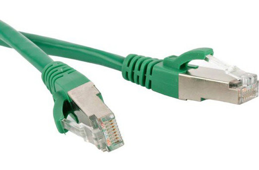 Hyperline PC-LPM-SFTP-RJ45-RJ45-C5e-9M-LSZH-GN Патч-корд SF/UTP, экранированный, Cat.5e (100% Fluke Component Tested), LSZH, 9 м, зеленый