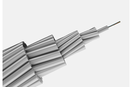 Оптический кабель, встроенный в фазный провод (кабель ОКФП)